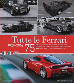 洋書★フェラーリ【写真集】ロードカー&レーシングマシン★1995年のF50までレアモデル含む写真500点超掲載★超重量級豪華本★送料無料 フェラーリ 洋書 spazio